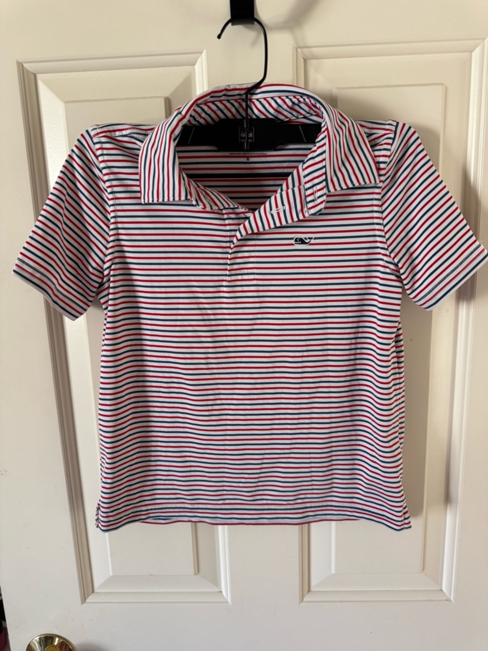 Vineyard Vines Red White and Blue Sankaty Polo Shirt Kids - Picture 2 of 8
